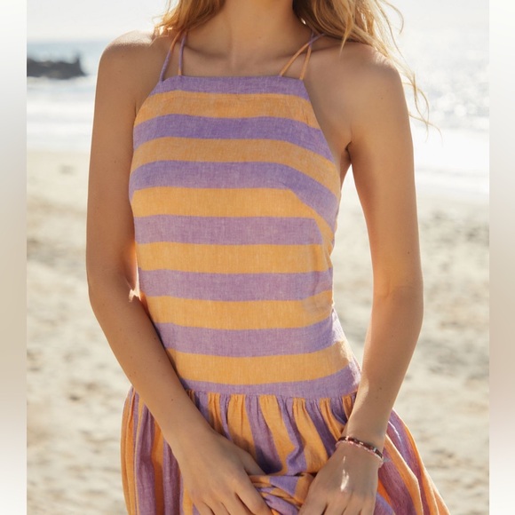 NWT Anthropologie Grommet Maxi Dress - Picture 3 of 10